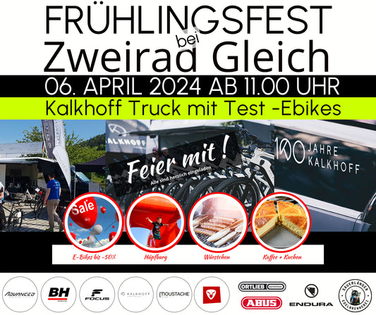 Frühlingsfest bei Zweirad Gleich